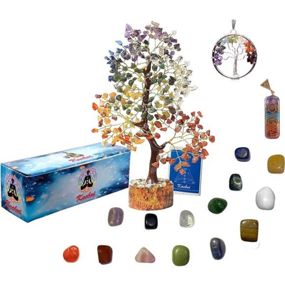 KACHVI Crystal Tree. Crystals and Healing Stones.Spiritual Gifts for Women